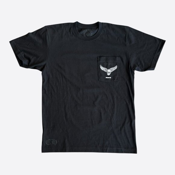 Chrome Hearts Yungblud Black & White Foti Cross Logo T-Shirt